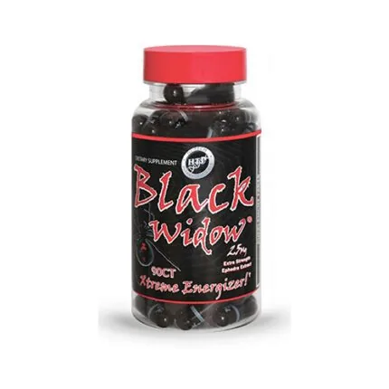 Hi-Tech Pharmaceuticals Black Widow®Ephedra ve DMHA (Fat Loos Fat Burning) 90 Kapsül Bitkisel Ürünler