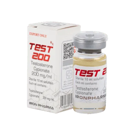 İron Pharma Testosteron Cypionate 200MG 10ML Enjeksiyon Steroidler, Testosterone Cypionate