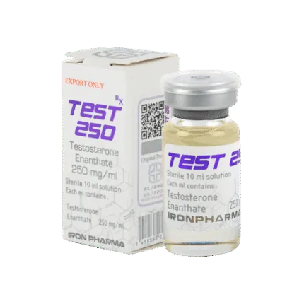 İron Pharma Testosteron Enanthate 250 MG 10 ML Enjeksiyon Steroidler, Testosterone Enanthate
