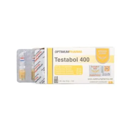 Optimum Pharma Testabol (Testo Mix) 400MG 10ML Sustanon, Testosterone Enanthate