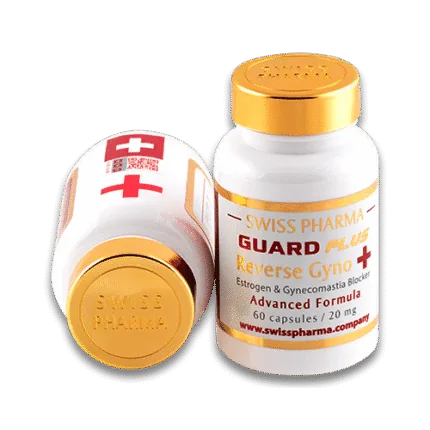 Swiss Pharma Guard Plus Reverse Gyno 20mg 60 Kapsül - Jinekomasti Tedavisi ve Hormonal Denge Tablet Steroidler