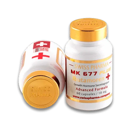 Swiss Pharma MK 677 Plus Ibutamoren 10mg 60 Kapsül MK-677 Ibutamoren, Sarms