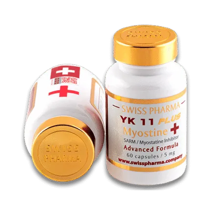 Swiss Pharma YK 11 Plus Myostine 5 mg 60 Kapsül Sarms, Yk-11 Myostatin