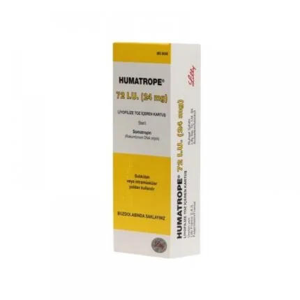 Humatrope 72iu 24 Mg Hgh Somatropin Büyüme Hormonu (Growth), Eczane Ürünleri