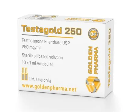 Golden Pharma Testagold (Testo Enanthate) 250 10ml Testosterone Enanthate