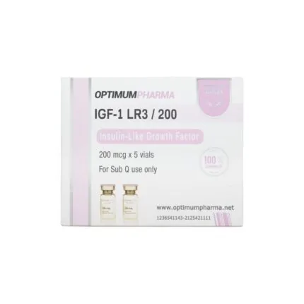 Optimum Pharma IGF-1 LR3/ 200mcg x 5 vials IGF-1 LR3