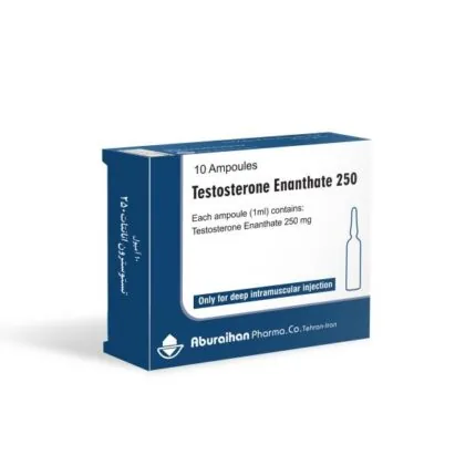 Aburaihan Testosterone Enanthate 250 Mg 10 Ampul (Iran) Testosterone Enanthate