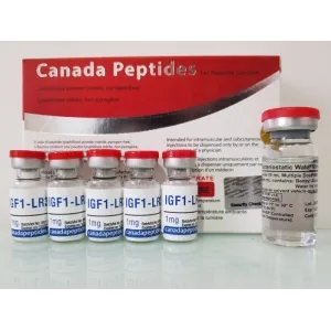 Canada Pepti̇des İgf1-lr3 1mg 5 Flakon + Anti̇i̇bakteri̇yel Su IGF-1 LR3