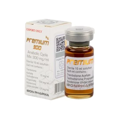 Iron Pharma PREMIUM 300 10ml Boldenon, Testosterone Propionate, Trenbolone Acetate