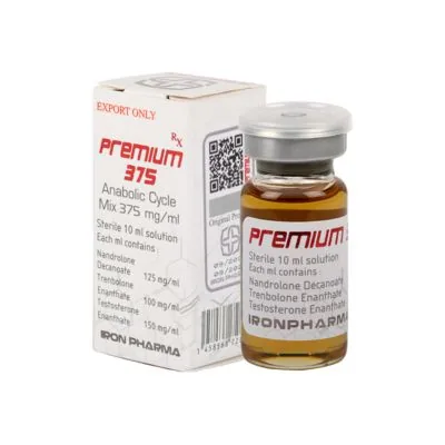 Iron Pharma PREMIUM375 10ml Boldenon, Masteron, Testosterone Enanthate, Testosterone Propionate, Trenbolone Acetate, Trenbolone Enanthate
