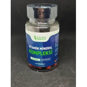 Adipo Plus Extreme Vitamin Mineral Kompleksi – Temel Vitamin & Mineral Formülü 30 Kapsül Genel