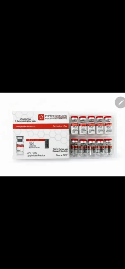 Peptide Sciences BPC-157 + TB-500 + GHK-Cu 5 Vials + Bac Water BPC-157, TB-500