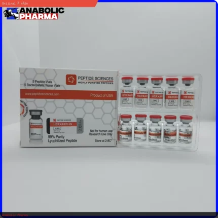 Peptide Sciences Hexarelin 5 mg 5 vial + Bac water Hexarelin
