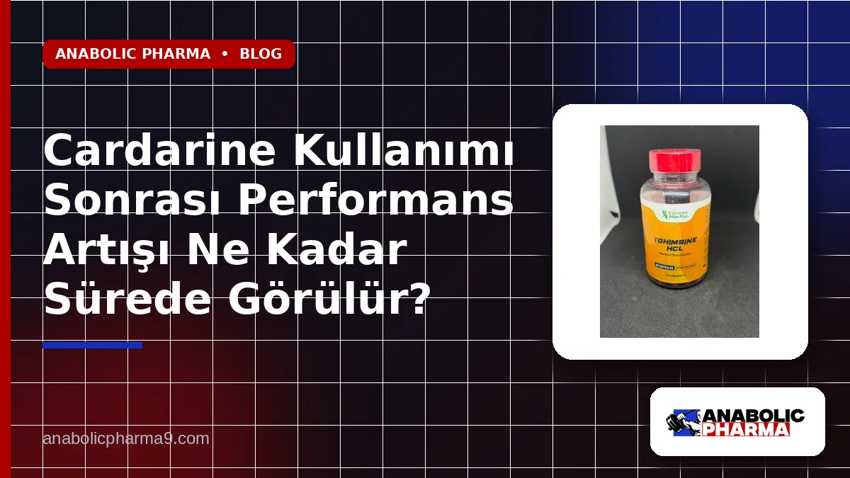 Cardarine Kullanımı Sonrası Performans Artışı Ne Kadar Sürede Görülür?