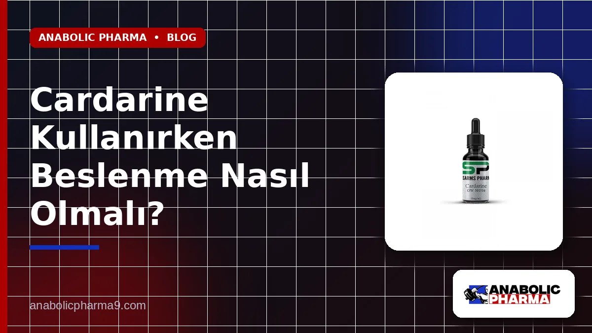 Cardarine Kullanırken Beslenme Nasıl Olmalı?