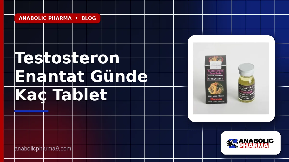 Testosteron Enantat Günde Kaç Tablet